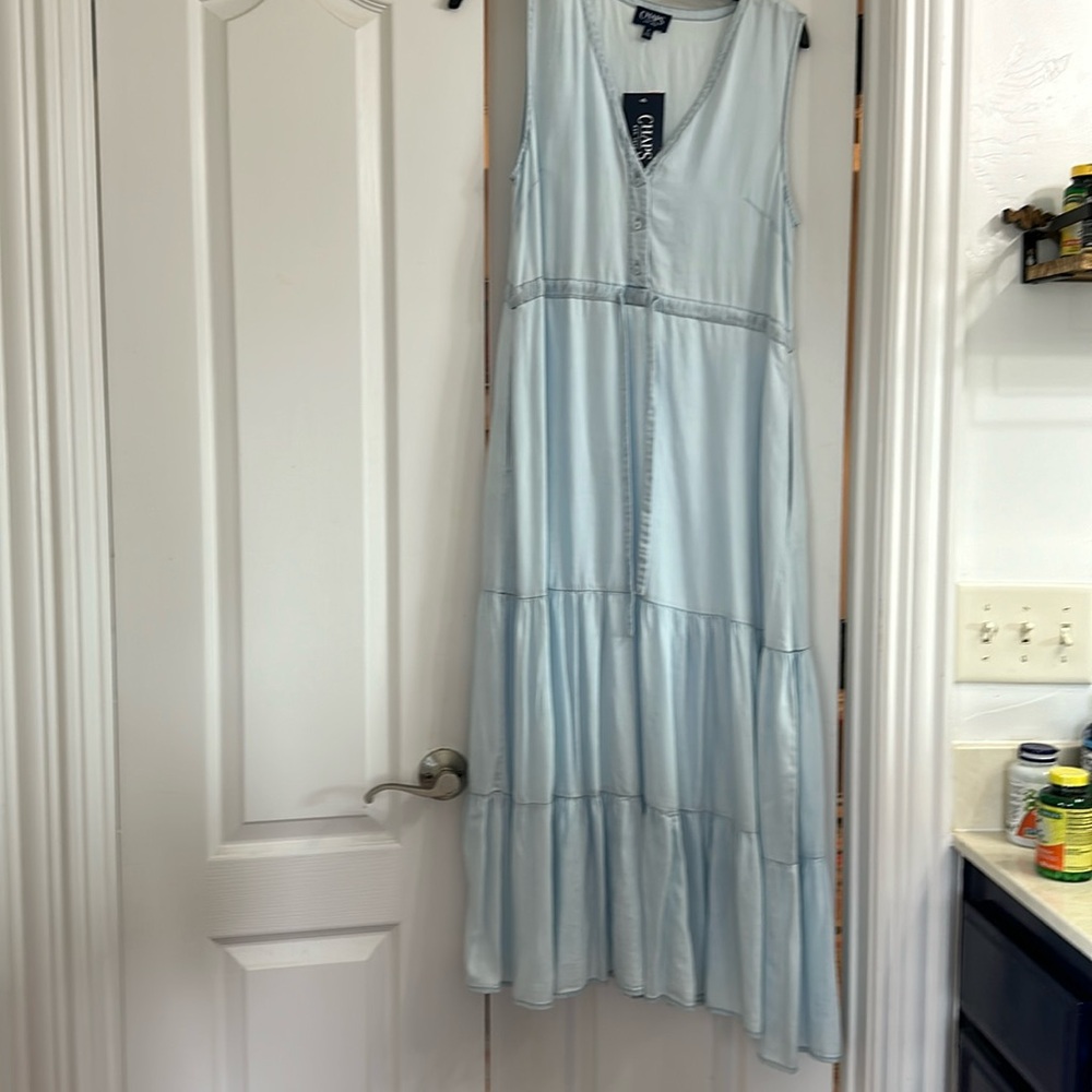 Chambray Maxi Dress